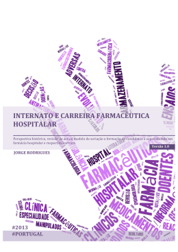 Internato e Carreira Farmac&ecirc;utica Hospitalar-pdf