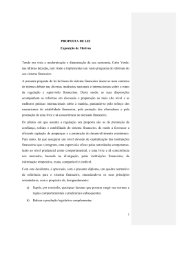 Lei de Bases do Sistema Financeiro