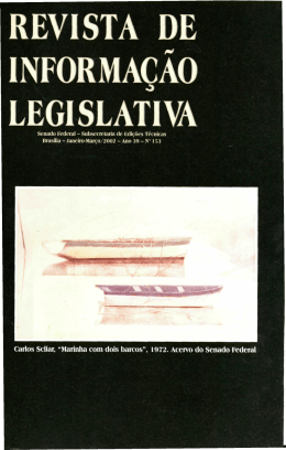 revista de informação - Biblioteca Digital do Senado Federal