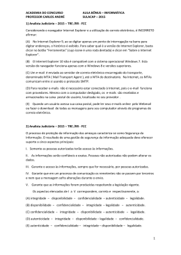 ACADEMIA DO CONCURSO AULA B&Ocirc;NUS &ndash; INFORM&Aacute;TICA