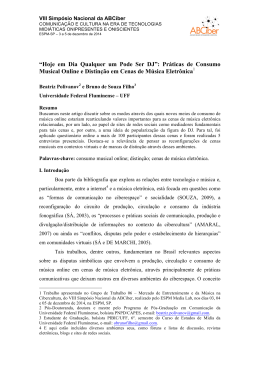 &ldquo;Hoje em Dia Qualquer um Pode Ser DJ&rdquo;: Pr&aacute;ticas de