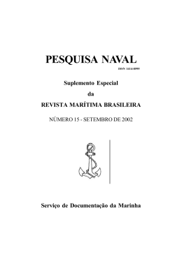 15&ordf; Edi&ccedil;&atilde;o - Marinha do Brasil