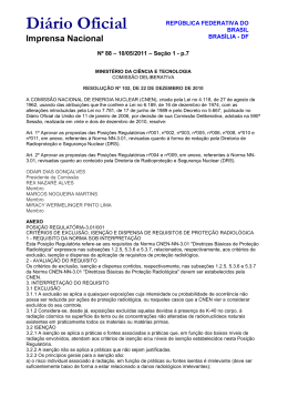 Resolu&ccedil;&atilde;o MCT/CNEN 102 de 22/12/2010