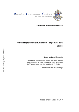 Guilherme Schirmer de Souza Renderiza&ccedil;&atilde;o de Pele