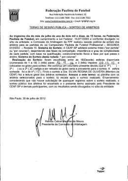 Federa&ccedil;&atilde;o Paulista de Futebol