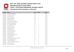 Arquitetura e Urbanismo