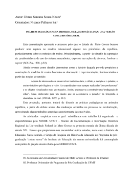 Pr&aacute;ticas pedag&oacute;gicas na primeira metade do s&eacute;culo XX