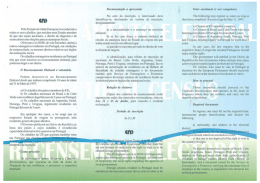 Folheto informativo sobre o Recenseamento Eleitoral dos cidad&atilde;os