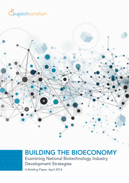 Building the Bioeconomy