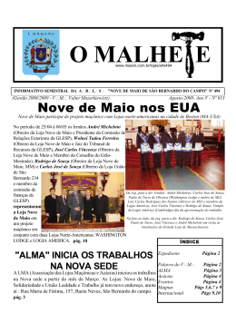 Agosto-2008 - Nove de Maio