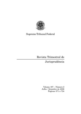 Revista Trimestral de Jurisprudência