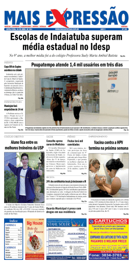 Edi&ccedil;&atilde;o 590 - Jornal Mais Express&atilde;o