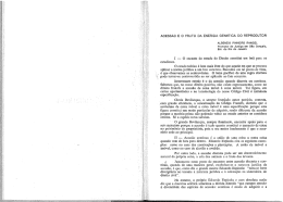 acess&atilde;o e o fruto da energia gen&eacute;tica do reprodutor