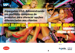 Alpargatas USA: Administrando um portf&oacute;lio complexo de produtos