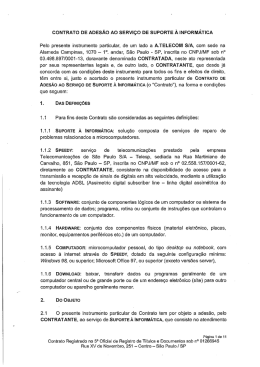 Contrato Suporte Informática