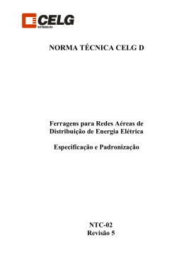 Especifica&ccedil;&atilde;o e Padroniza&ccedil;&atilde;o - Revis&atilde;o 5