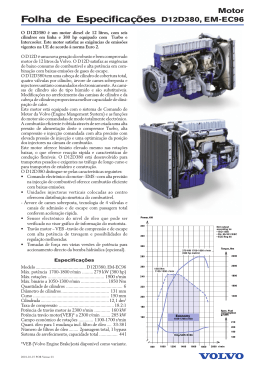 Folha de Especifica&ccedil;&otilde;es