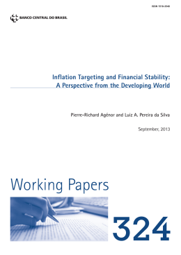 Inflation Targeting and Financial Stability:A Perspective from the