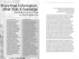 More than Information, other than Knowledge: