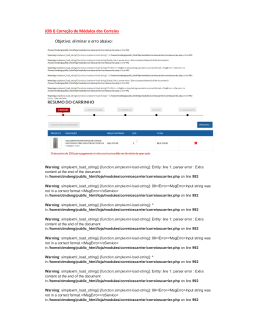 JOB I) Corre&ccedil;&atilde;o de M&oacute;dulos dos Correios Objetivo