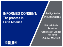 INFORMED CONSENT:
