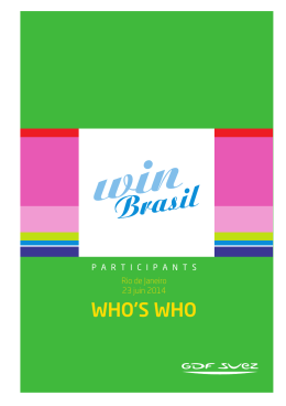 WHO`S WHO