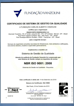 FUNDA&Ccedil;&Atilde;O VANZOLINI