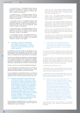 3.9 Descri&ccedil;&atilde;o da pol&iacute;tica de distribui&ccedil;&atilde;o de dividendos
