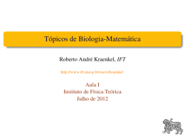 aula 1 - Instituto de Física Teórica