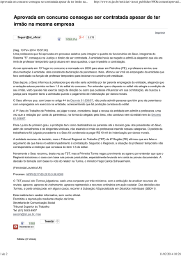 Aprovada em concurso consegue ser contratada apesar de