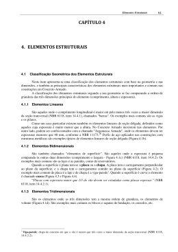 Cap. 4 - Elementos Estruturais