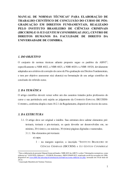 Manual de normas Técnicas - Instituto Brasileiro de Ciências