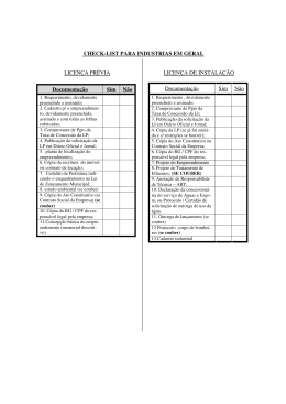 documentacao industria