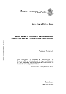 Jorge Angelo Mitrione Souza Efeitos do Uso de Substrato