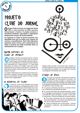 PROJETO CLUBE DO JORNAL