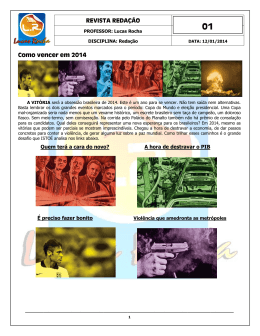Revista 01 - Portal do Col&eacute;gio Gregor Mendel