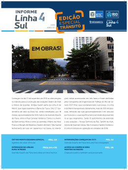 Informe Linha 4 Sul