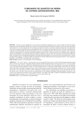 Art 1 Chaves - Revista Geoci&ecirc;ncias