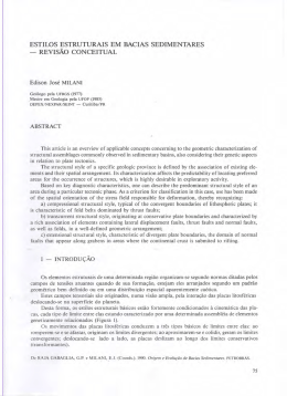 estilos estruturais em bacias sedimentares