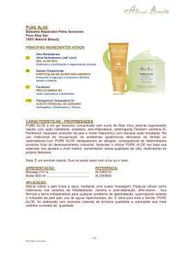 PURE ALOE B&aacute;lsamo Reparador Peles Sens&iacute;veis Pure Aloe Gel