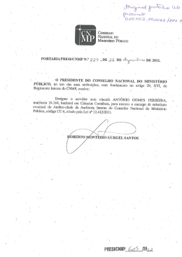 ` Wwweew - Conselho Nacional do Ministério Público