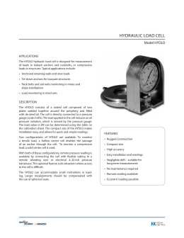 HYDLO hydraulic load cell