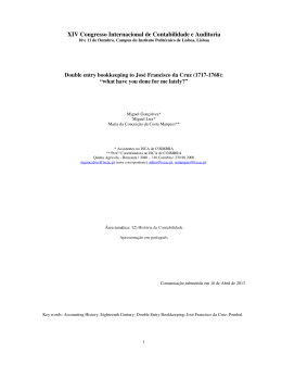 XIV Congresso Internacional de Contabilidade e Auditoria