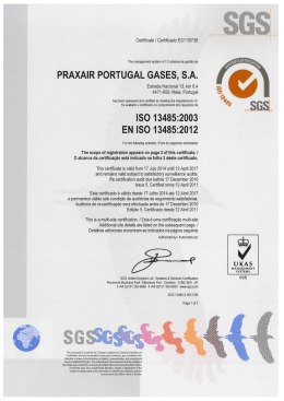 Certificado ISO 13485