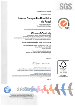 FSC Certificated