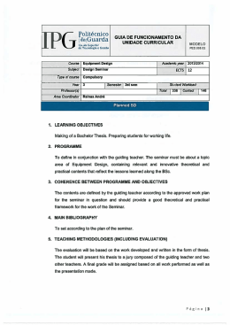 Guide course unit