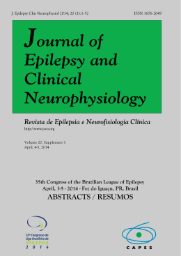 Journal of Epilepsy and Clinical Neurophysiology