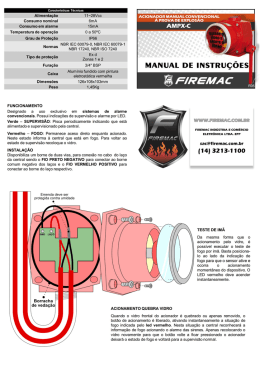 Temperatura de operação O a 50°C