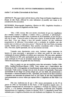 ABSTRACT: Thispaper deals with the history of the Grupo de