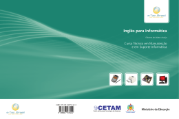 Ingl&ecirc;s para Inform&aacute;tica - Rede e-Tec